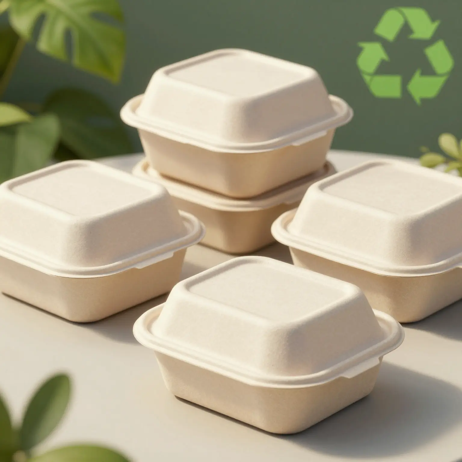 Eco-Friendly Disposable Food Containers