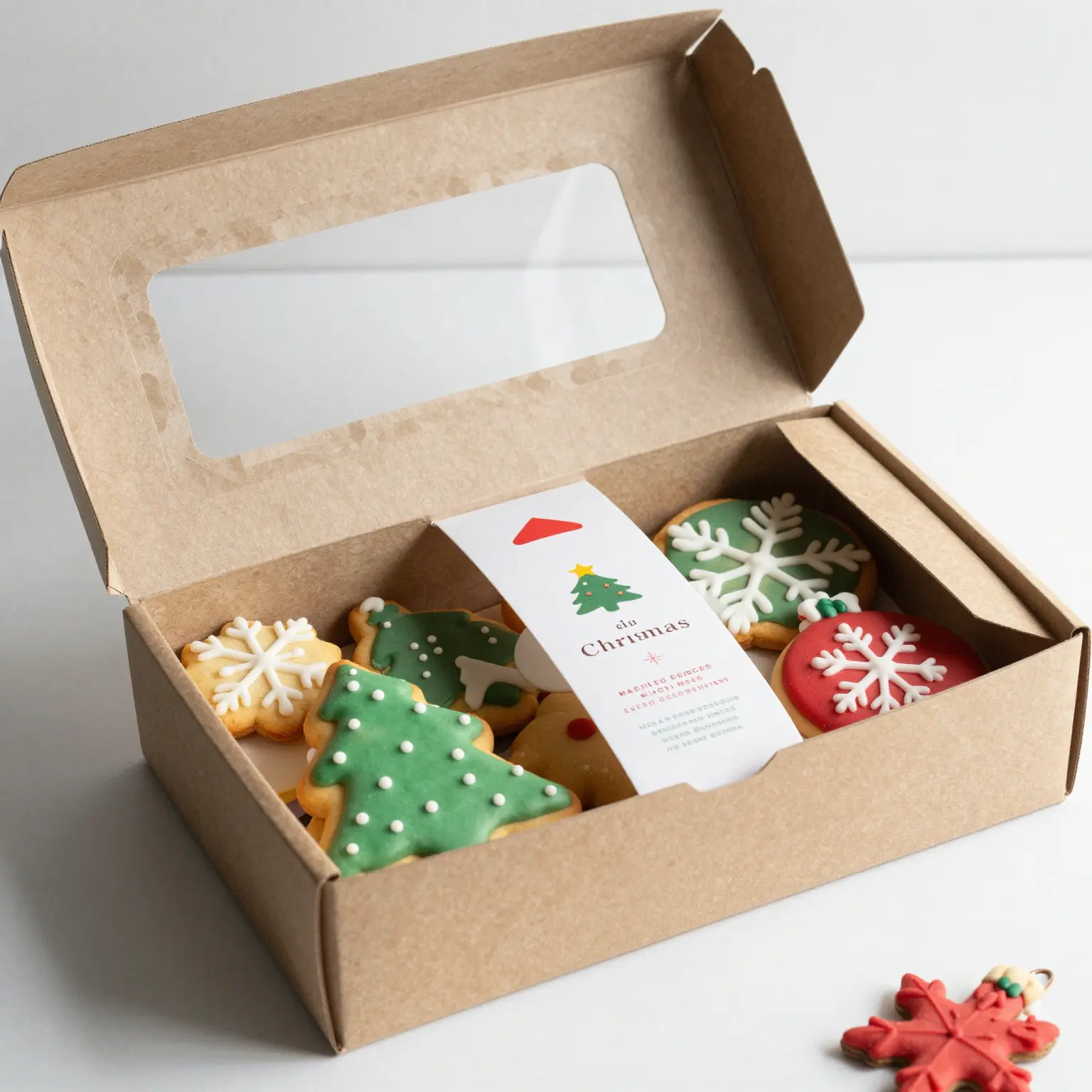 Holiday Cookie Box Design