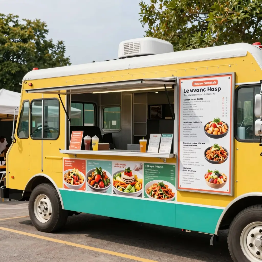 Colorful Food Truck